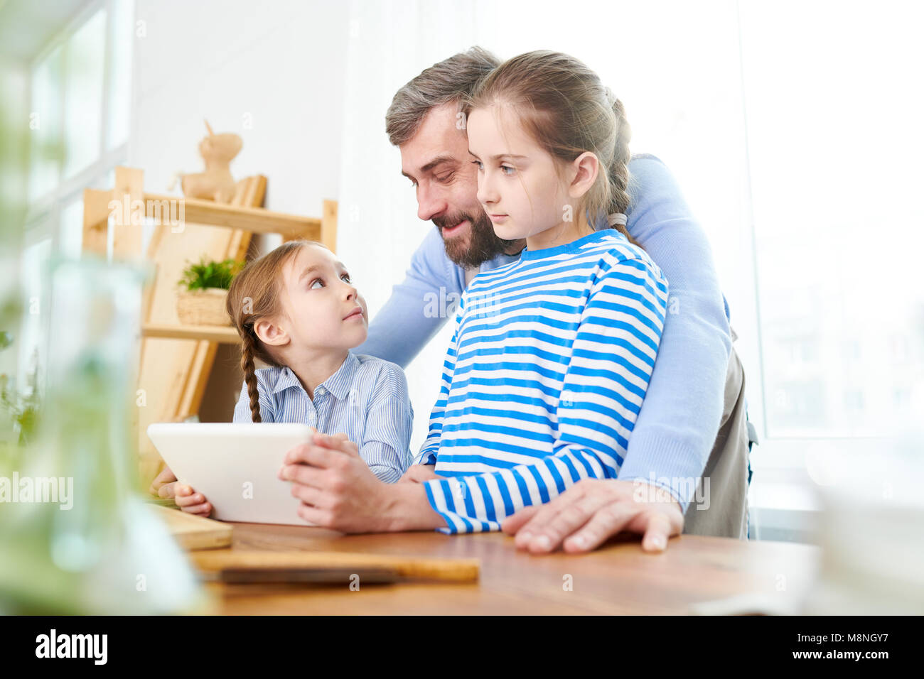 Caring Father Stock Photo