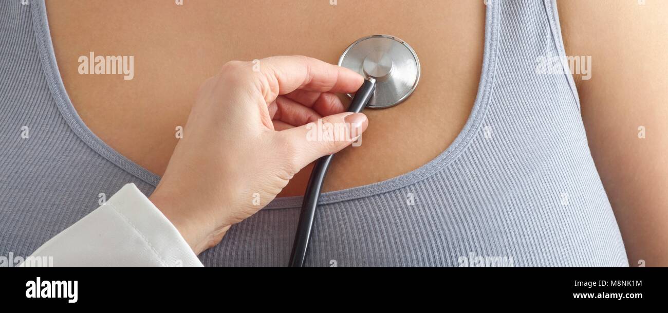 Woman stethoscope chest hires stock photography and images Alamy