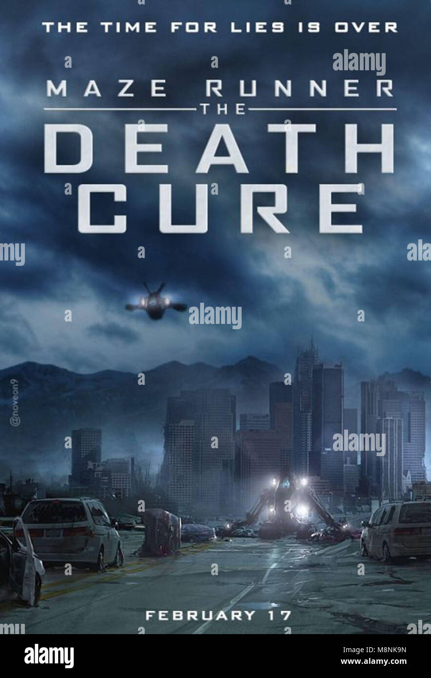 RELEASE DATE: January 26, 2018 TITLE: Maze Runner: The Death Cure STUDIO:  Twentieth Century Fox DIRECTOR: Wes Ball PLOT: Young hero Thomas embarks on  a mission to find a cure for a