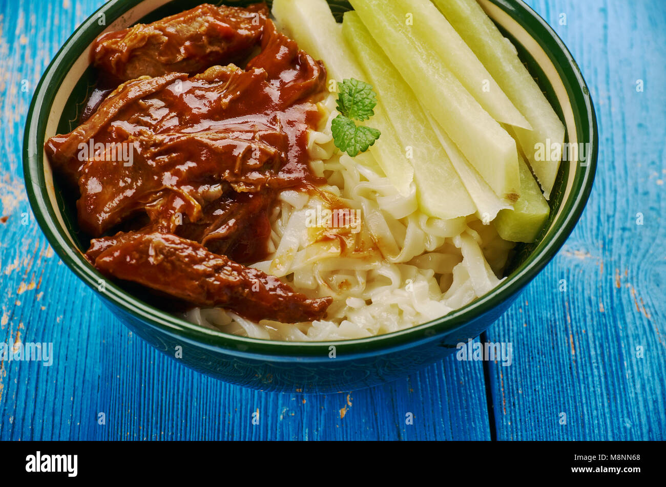 Ashlan-fu - Dungan noodle, popular Kyrgyzstan Stock Photo - Alamy