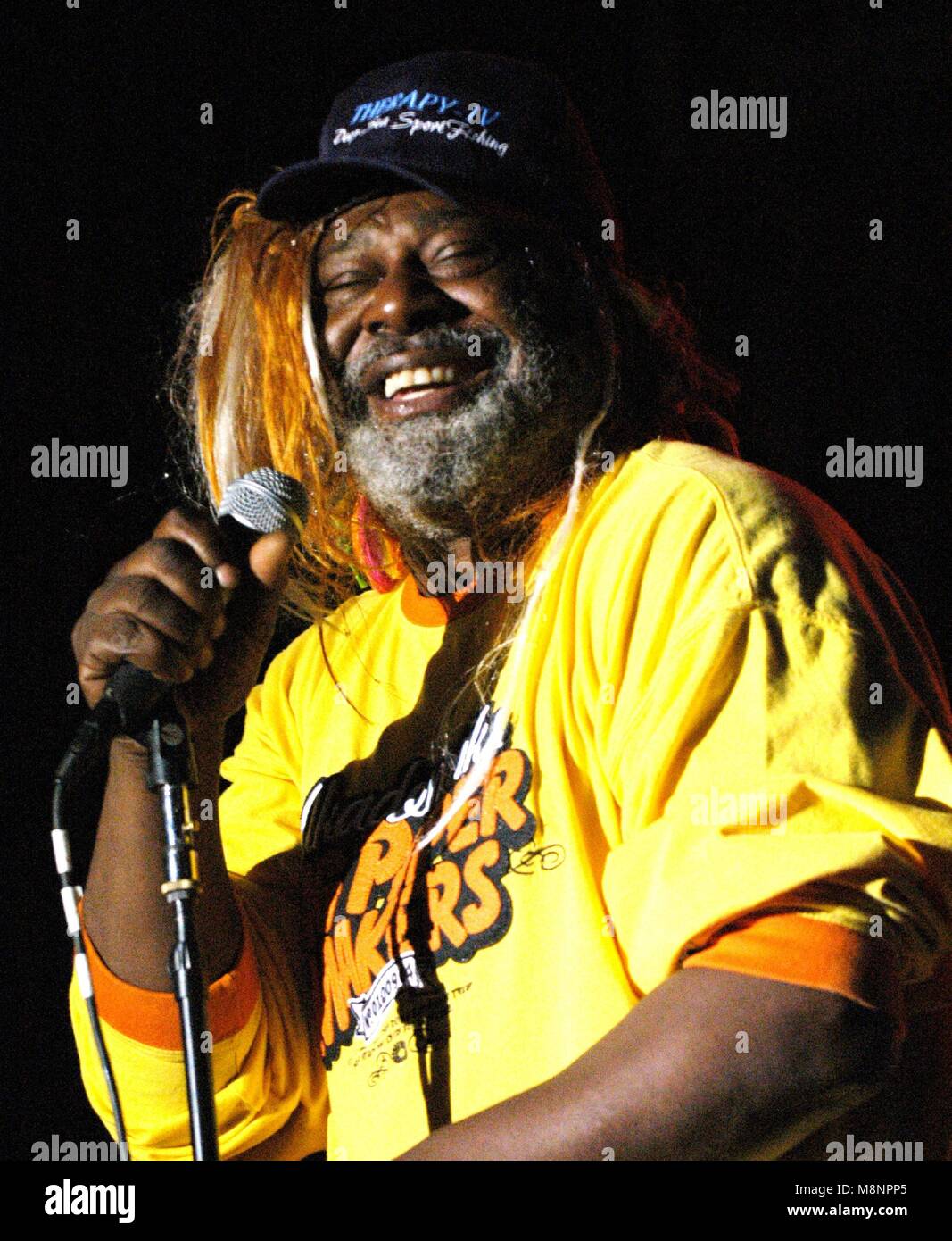 George Clinton brings his Parliament Funkadelic to Atlanta's On The Bricks Concert Series in Centennial Olympic Park on June 4, 2004. © RTMcKay / MediaPunch Stock Photo