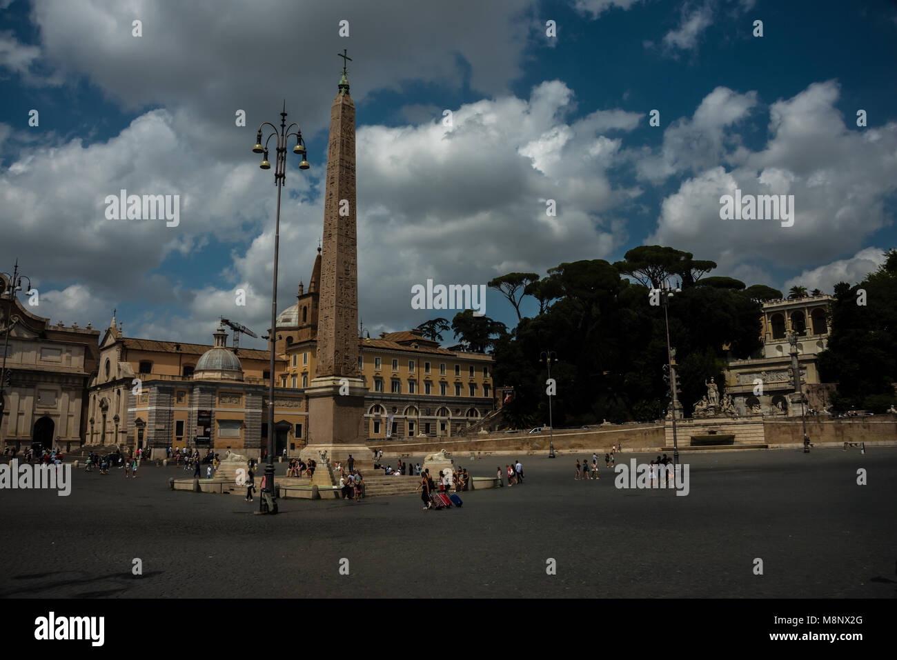 Rom, Piazza del Popolo Stock Photo