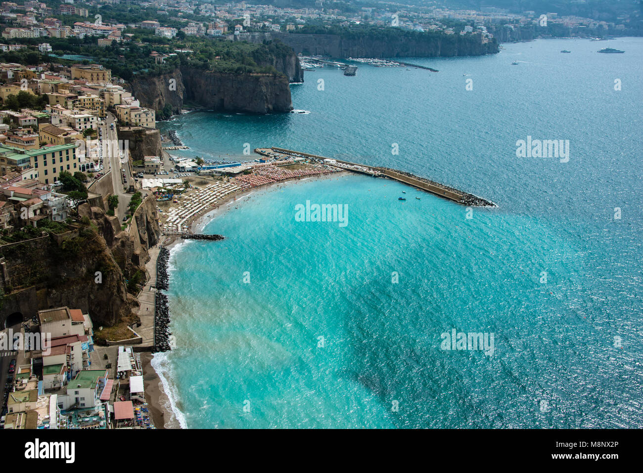 Amalfi Panorama Stock Photo
