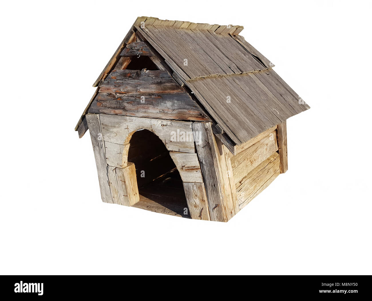 Old dog house Stock Photo Alamy