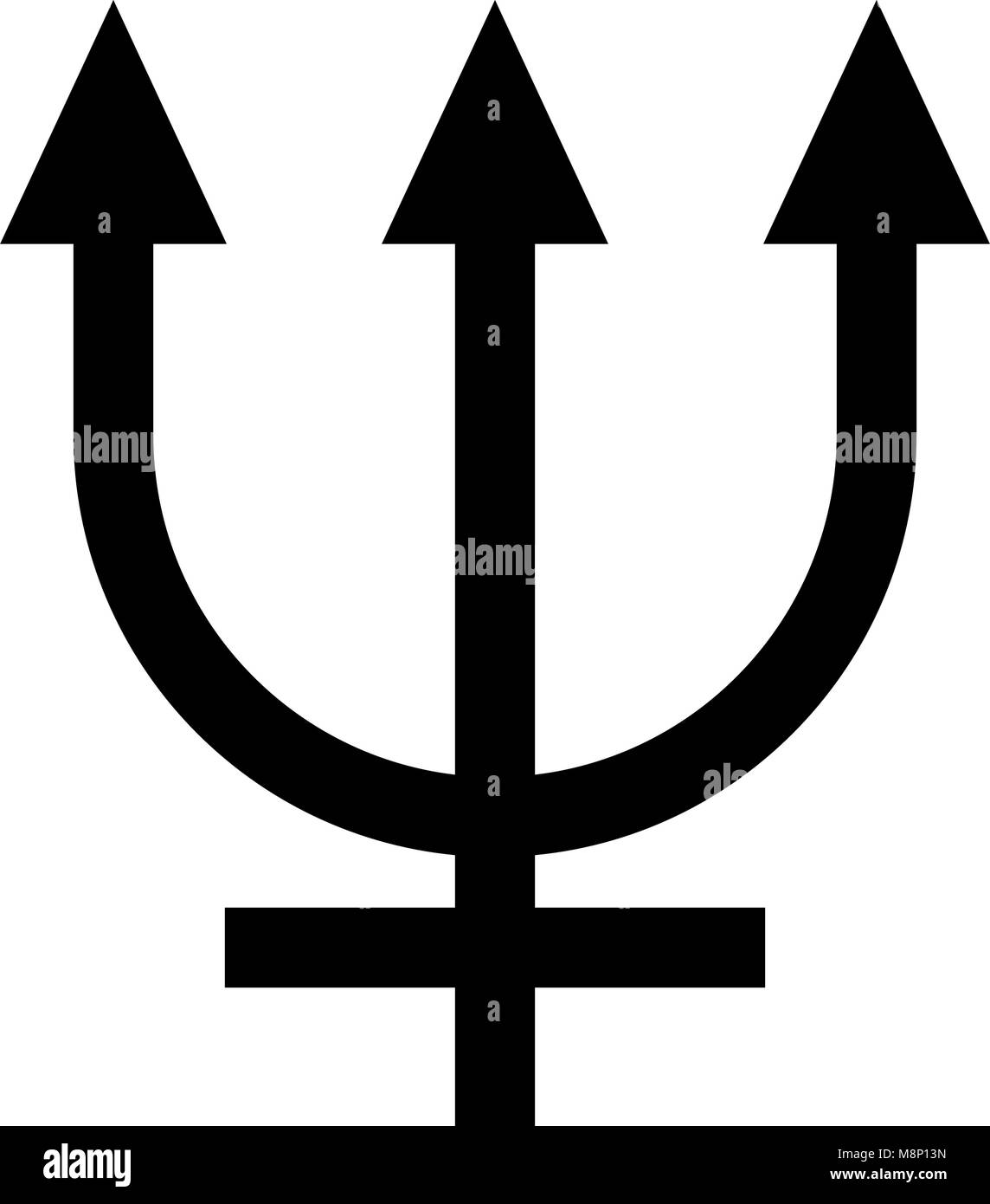 Poseidon Trident Black and White Stock Photos & Images Alamy