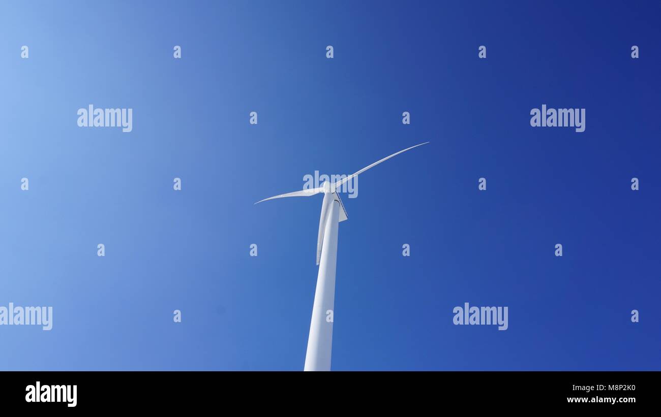 Windräder, Windkraft, Windanlagen, Windstrom, Schwäbische Alb zwischen Schwäbisch Gmünd, Göppingen und Ulm Stock Photo