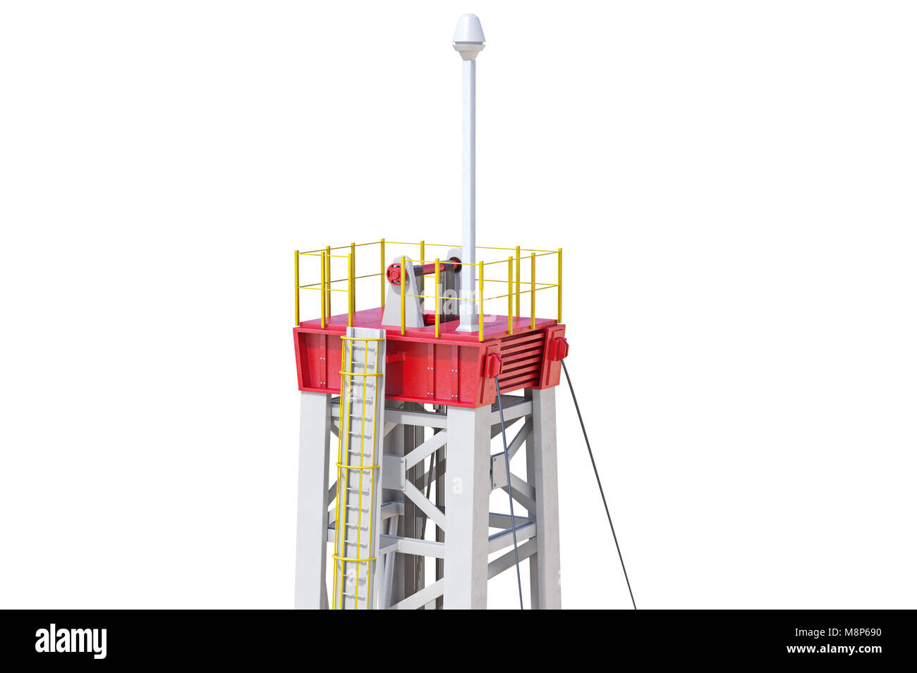 Land rig derrick, close view Stock Photo - Alamy