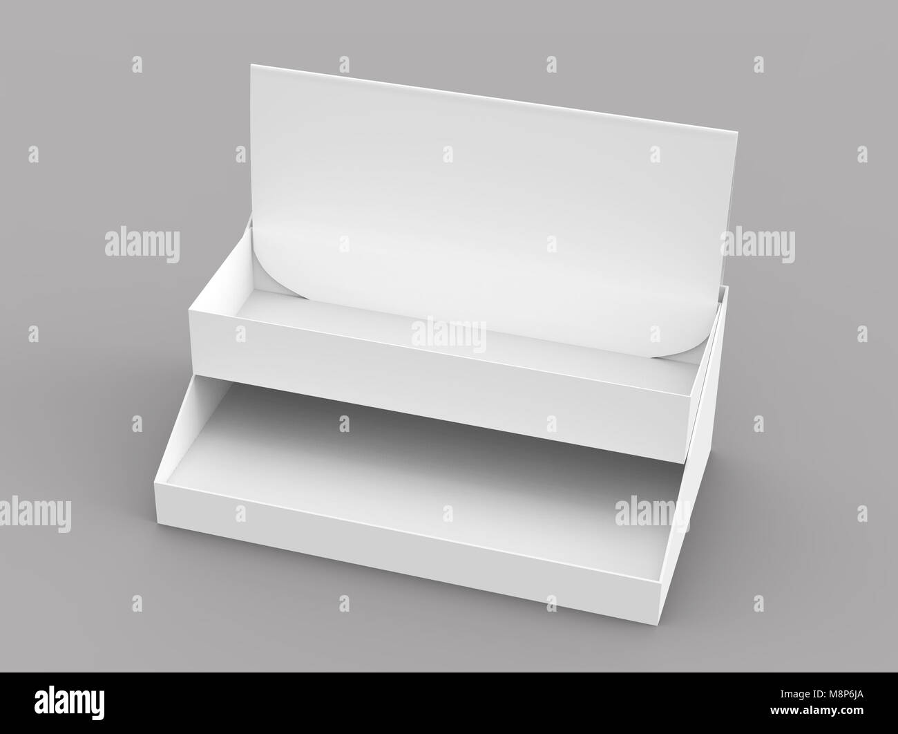 Download Paper Holder Mockup Blank 3d Render Desktop Stand For Brochure Or Stock Photo Alamy PSD Mockup Templates