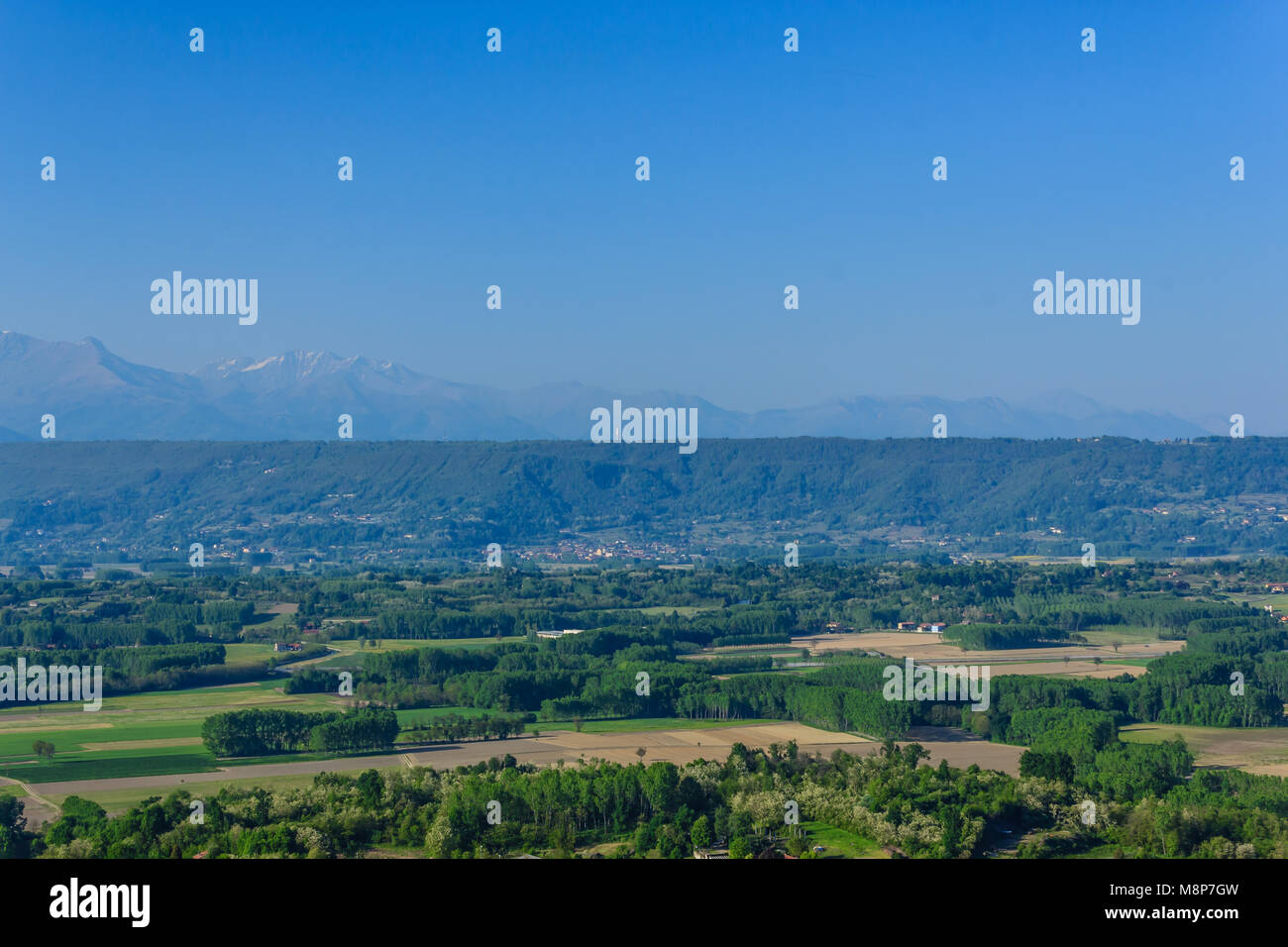 overview of the valley which leads to the morainic greenhouse (it is ...