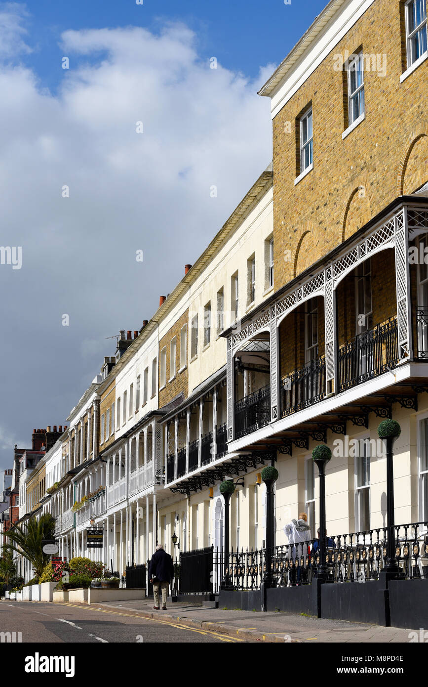 Royal Terrace and Royal Hotel, Southend on Sea, Essex, UK. Built