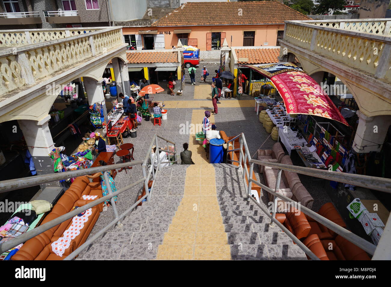 Old Market, Assomada, Santiago Island, Cape Verde Stock Photo - Alamy