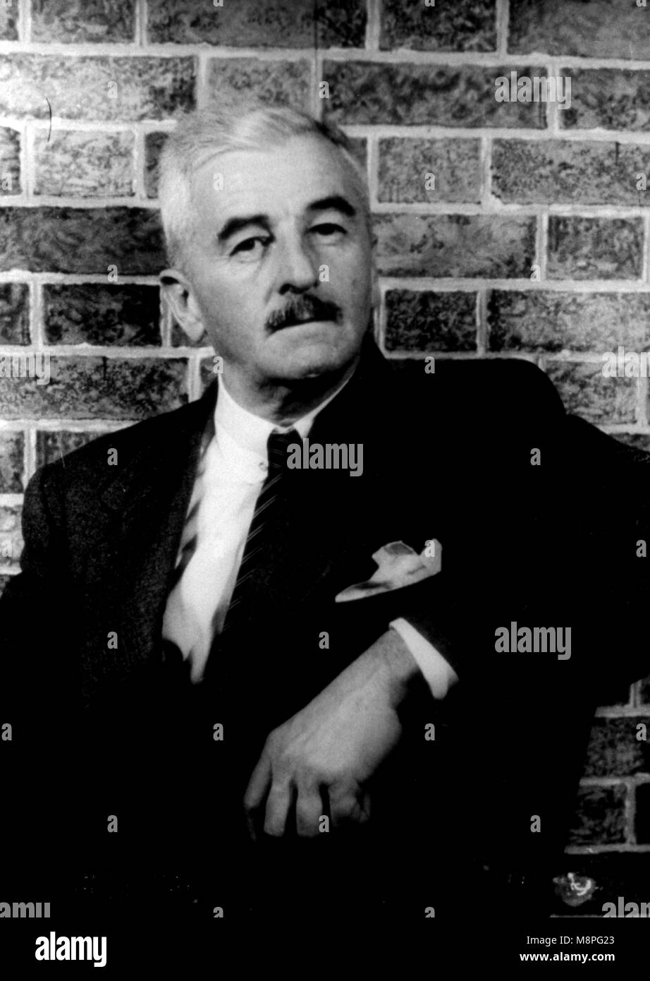 William Faulkner, William Cuthbert Faulkner (1897 – 1962) American writer Stock Photo