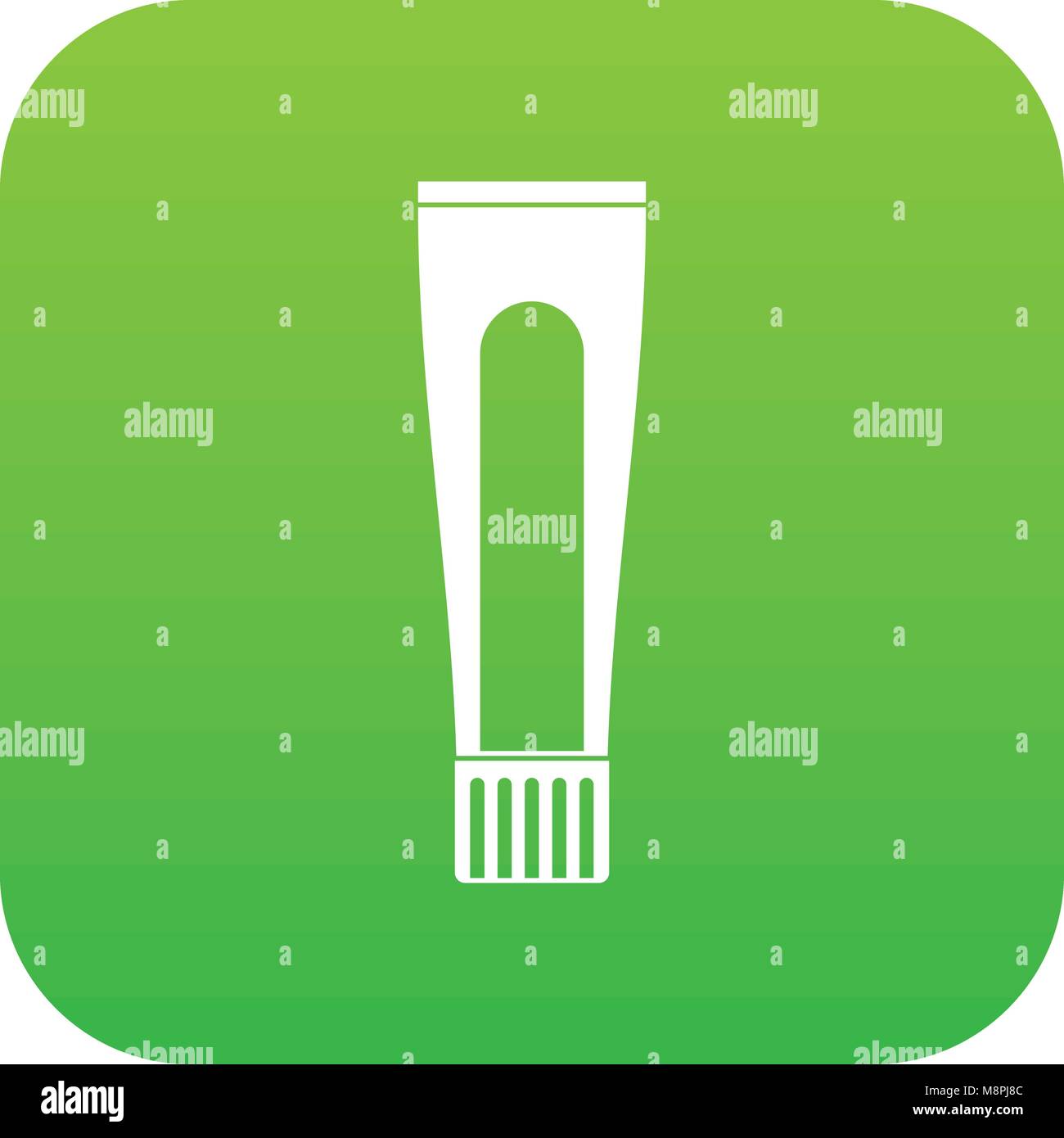 Toothpaste Tube Icon Digital Green Stock Vector Image And Art Alamy