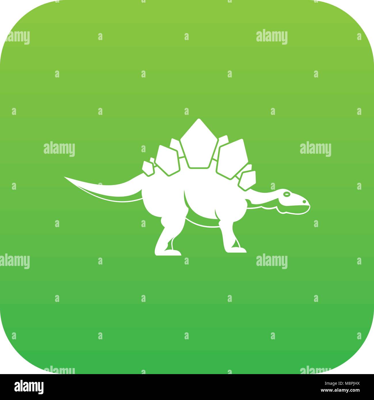 Stegosaurus dinosaur icon digital green Stock Vector Image & Art - Alamy