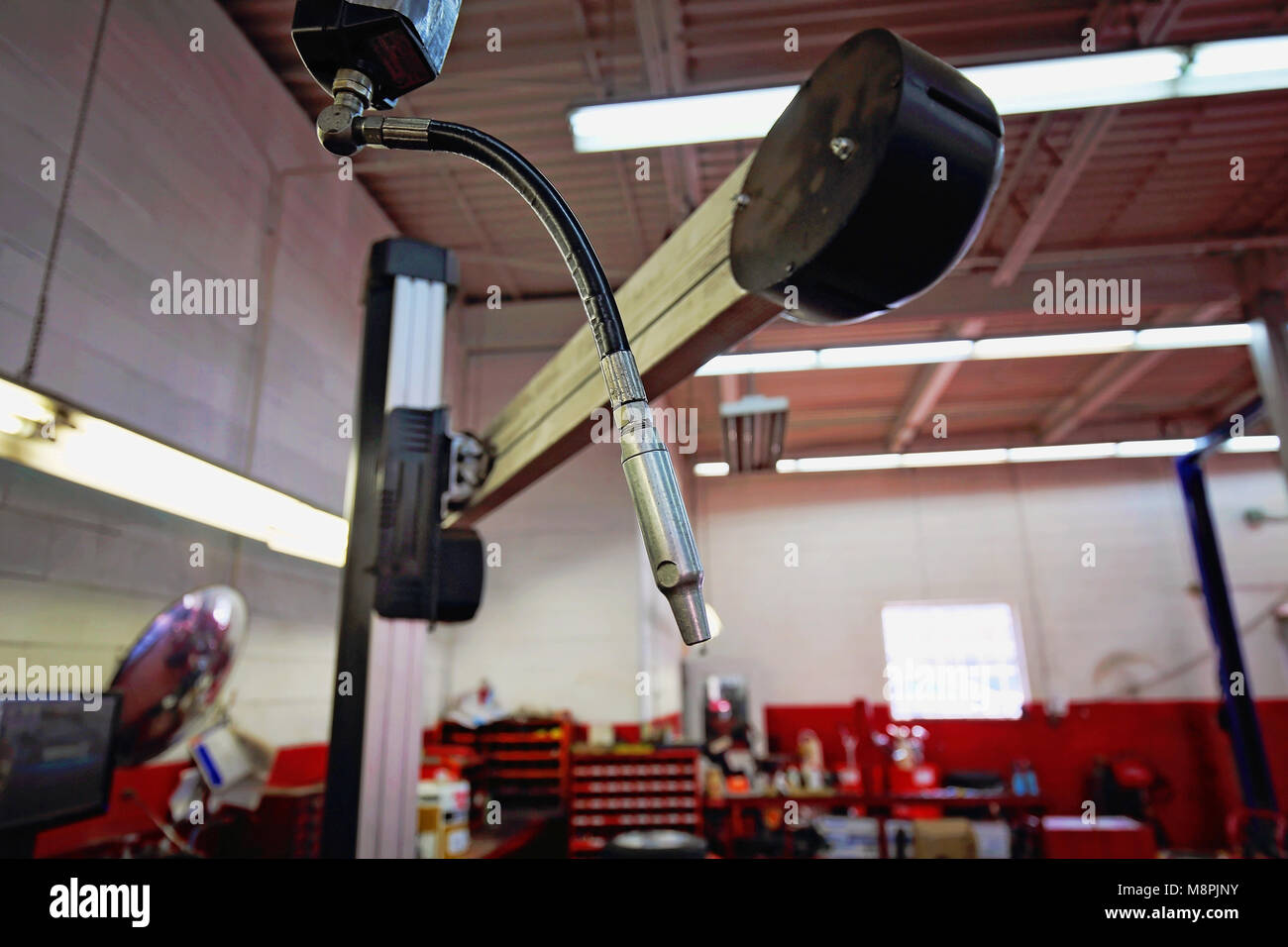 Professional car repair service in downtown garage Stock Photo Alamy