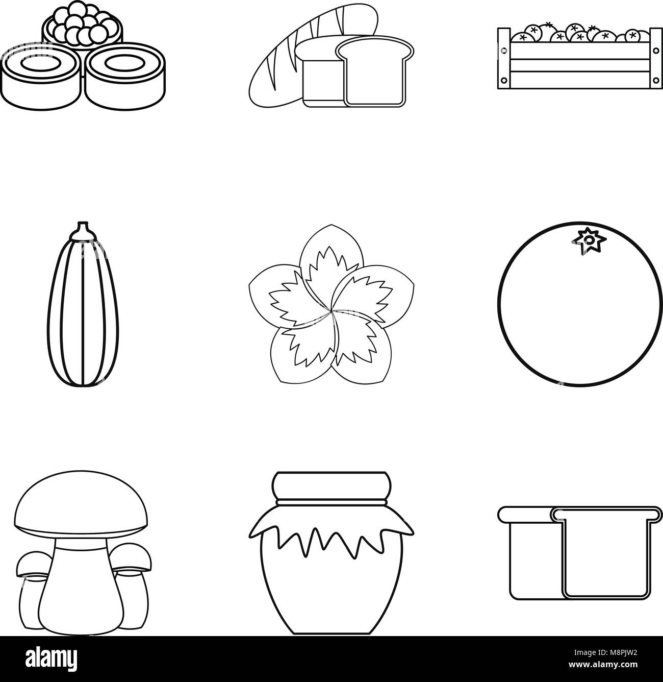 Herbivore icons set, simple style Stock Vector Image & Art Alamy