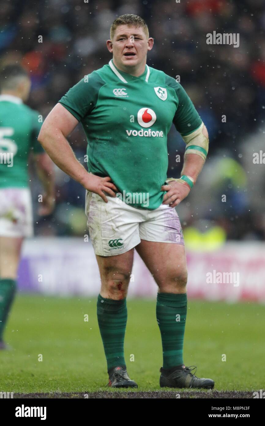 Tadhg Furlong Ireland Ru England V Nat West 6 Nations Stock