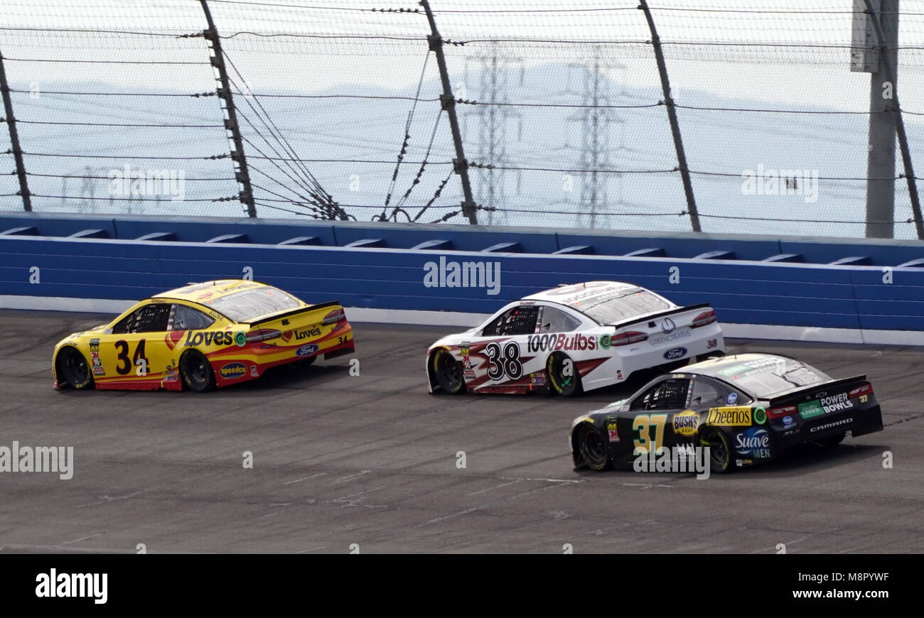 Fontana, CA, USA. 19th Mar, 2018. NASCAR The Auto Club 400, Auto Club