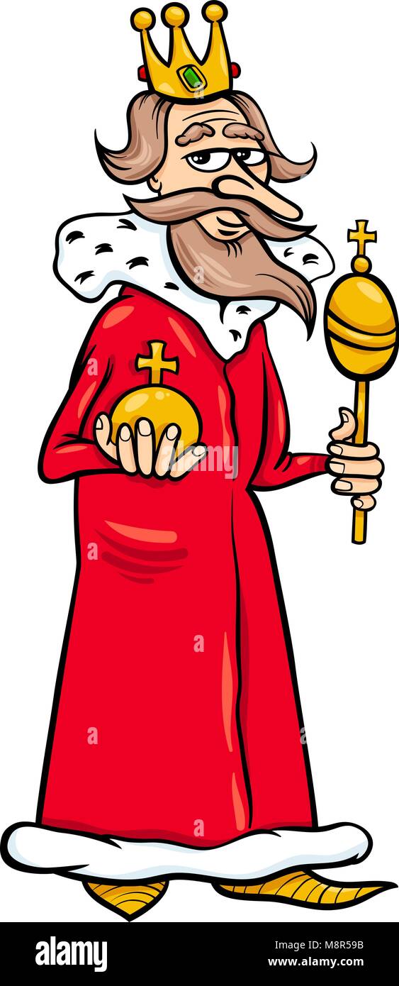 Cartoon Illustration of Funny King Fairytale Fantasy Character Stock Vector  Image & Art - Alamy