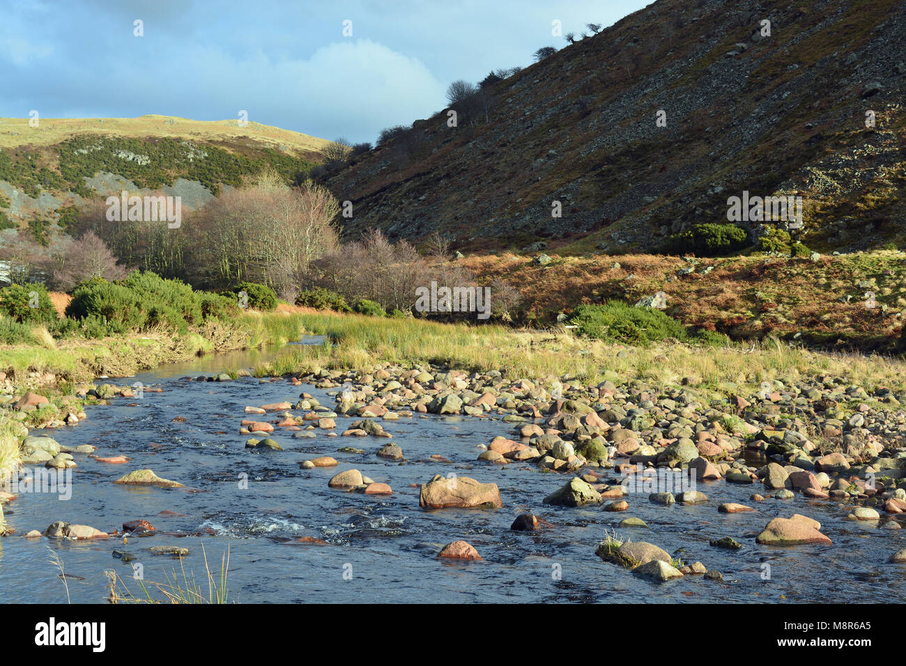 River Breamish, Ingram Valley, Northumberland Stock Photo