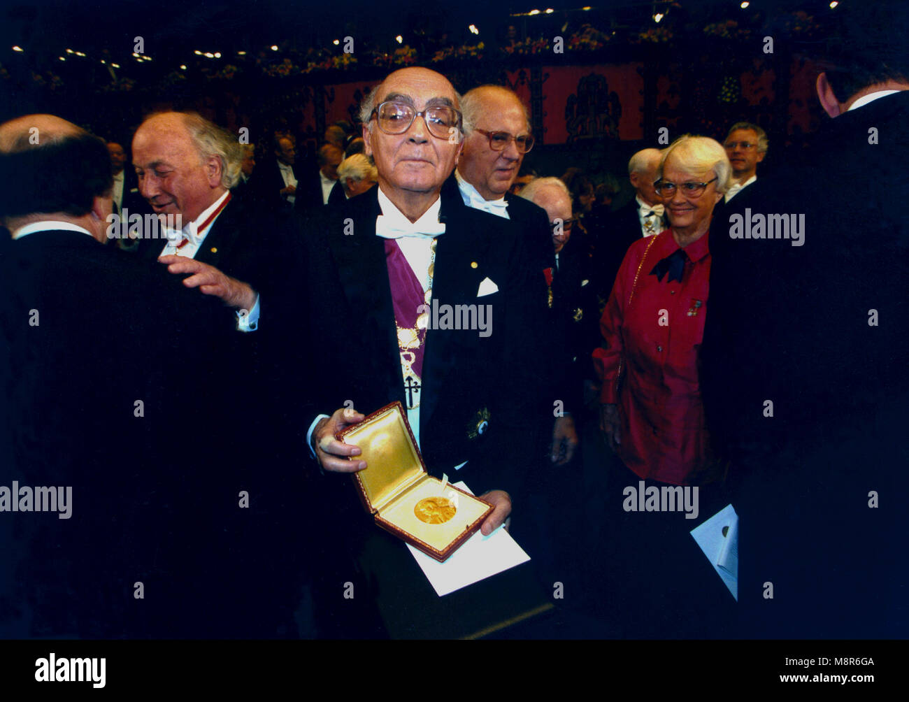 JOSE SARAMANGO Recipient of Nobel prize in Literature 1998 Stock Photo