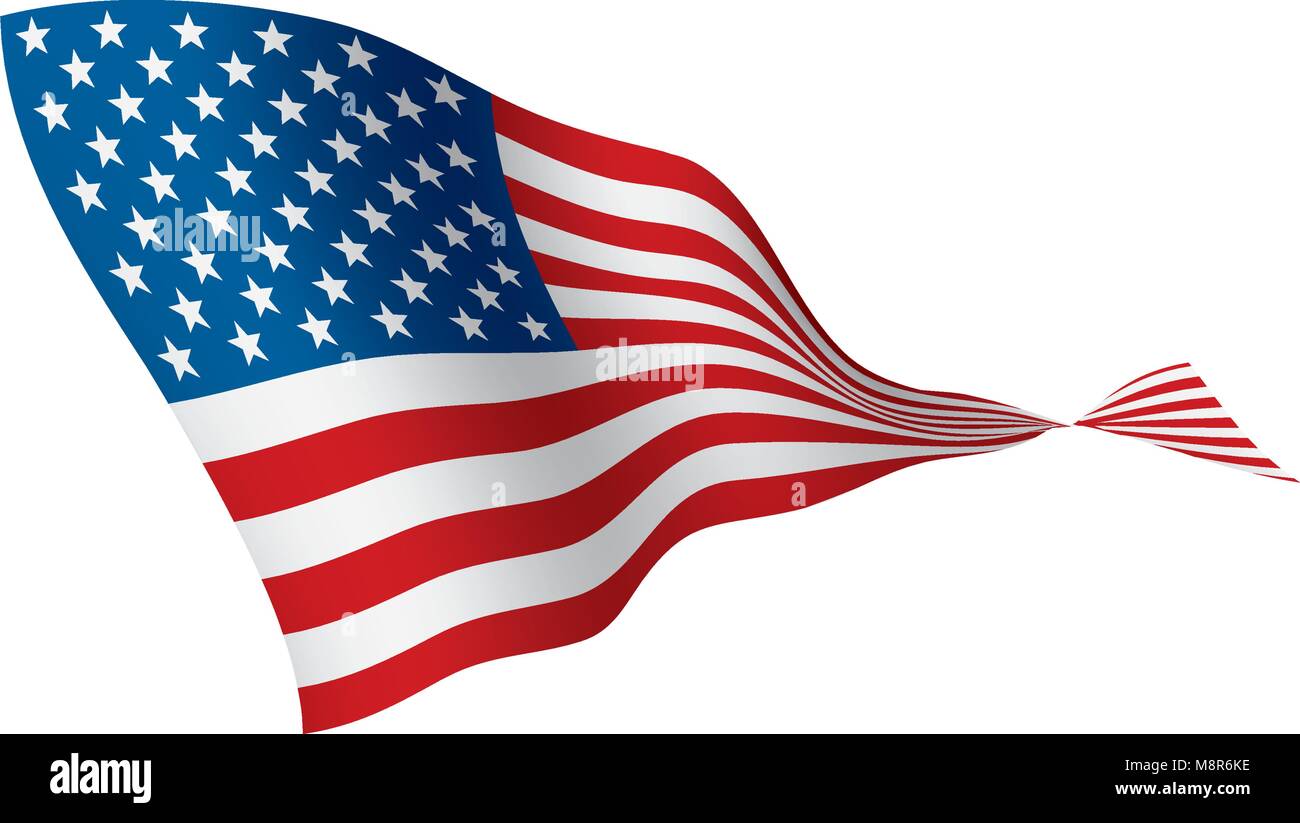 USA Flag isolated Stock Vector Image & Art - Alamy