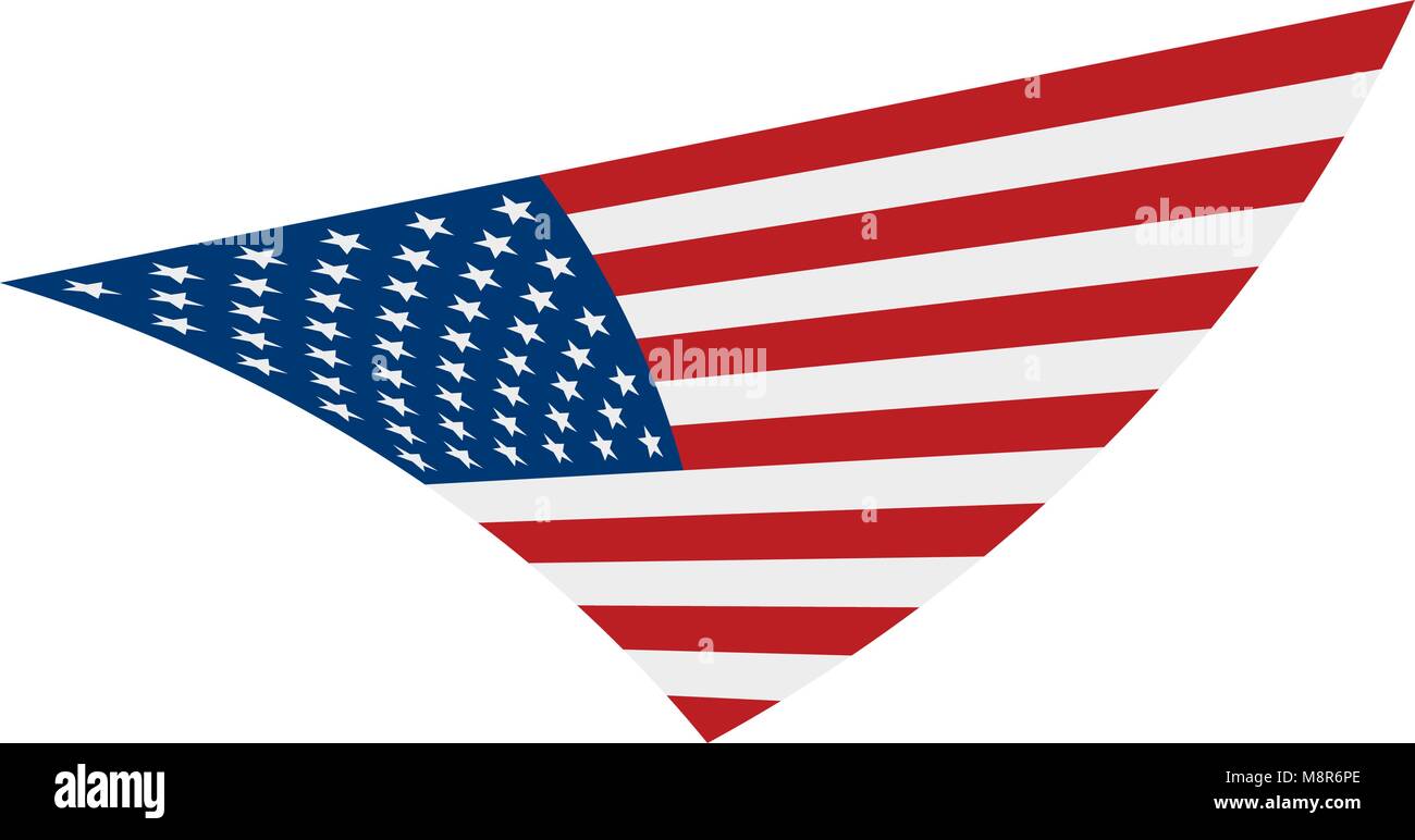 USA Flag isolated Stock Vector Image & Art - Alamy