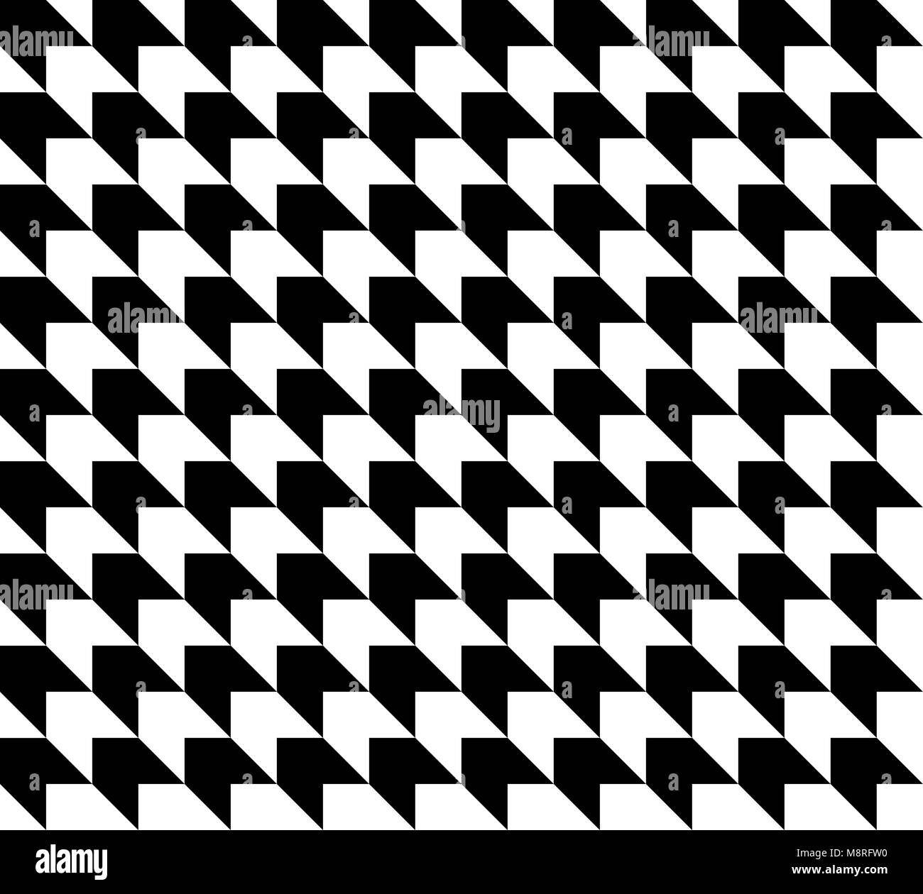 Black and white houndstooth pattern vector Stock Vector Image & Art - Alamy