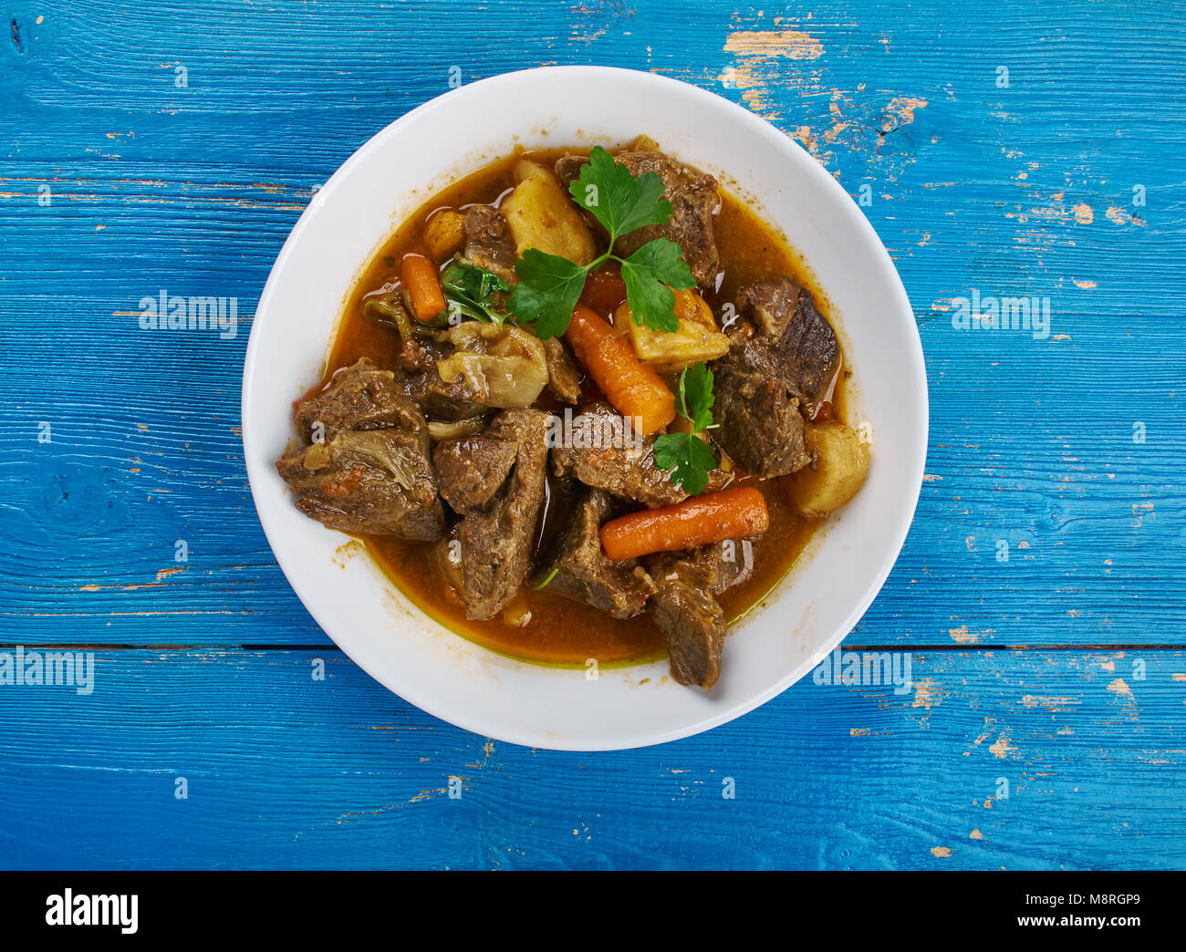 Cape Malay lamb curry Cooking from South Africa Stock Photo Alamy