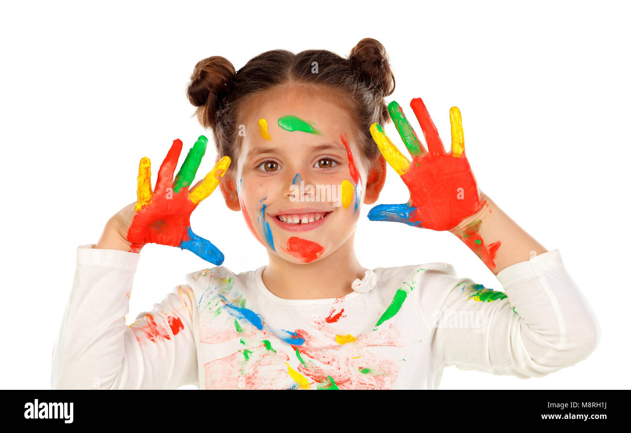 Разноцветное лицо. Девушка в ярких красках. Девочки покрасить детскими красками. Как выглядят раскрашенные девочки. Девушка в краске.