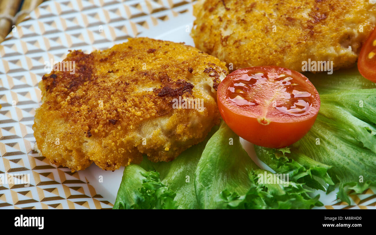 Acadian Salt Cod Fish Cakes from Prince Edward Island.Canadian food Stock Photo Alamy