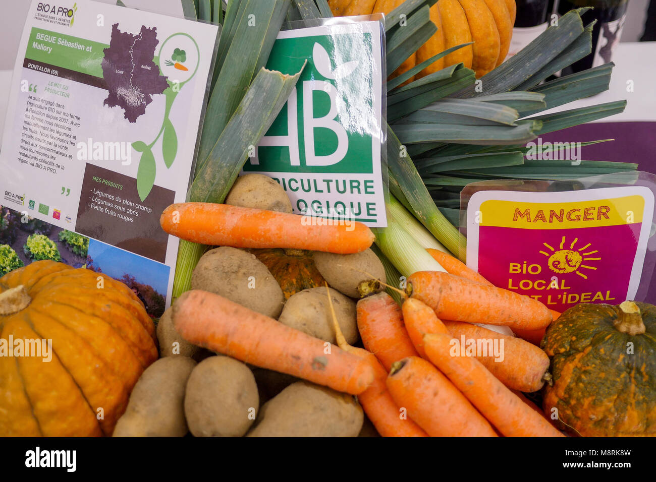 Organic Vegetables, Lyon, France Stock Photo Alamy