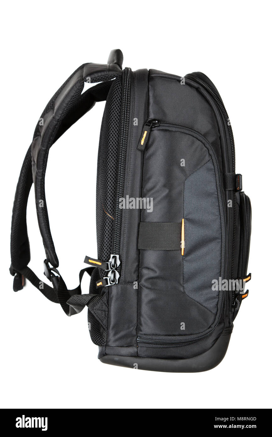 Photography equipment backpack Stock Photo