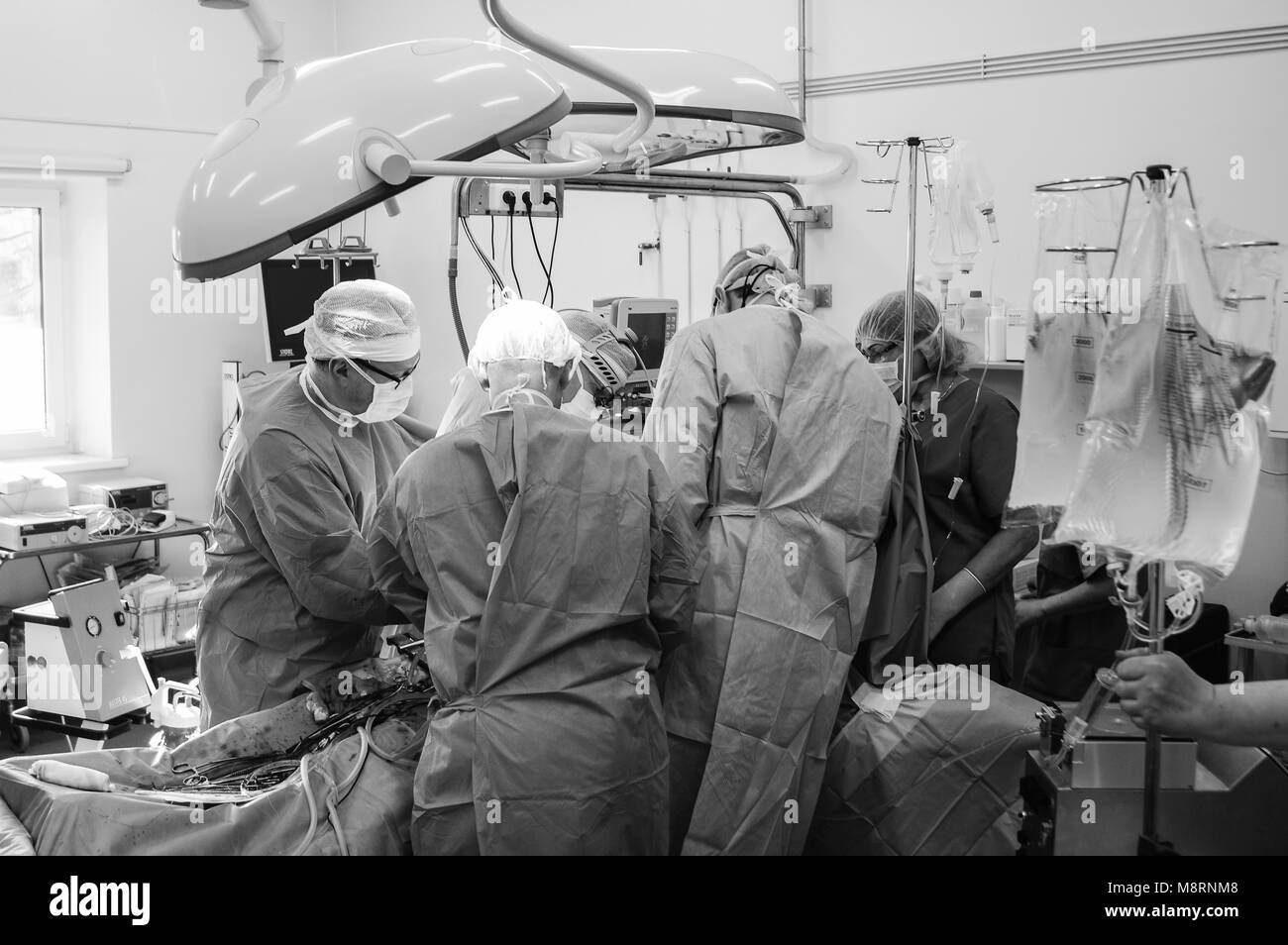 Surgeons at work Stock Photo - Alamy