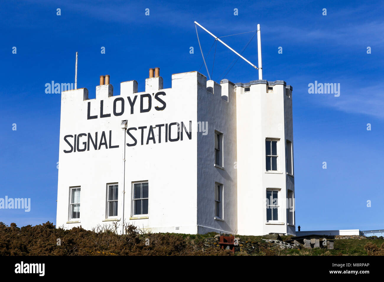 Lloyd's Signal Station on the Lizard Peninsula, Cornwall, South West England, UK Stock Photo