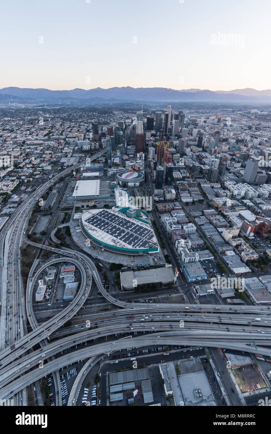 105 110 freeway interchange hi-res stock photography and images - Alamy