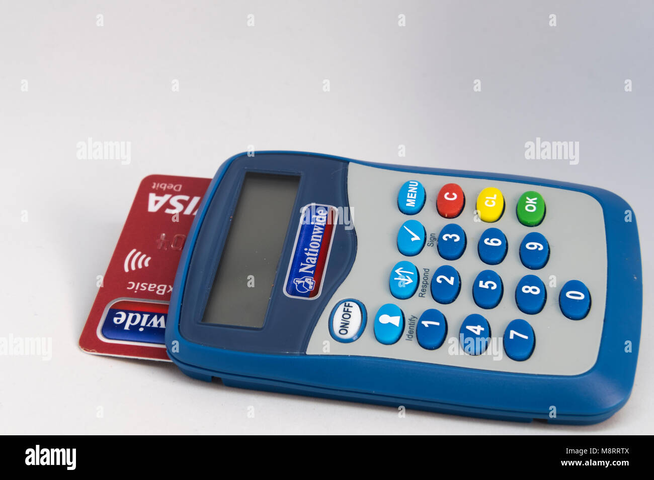 Nationwide Card Reader for online banking Stock Photo Alamy