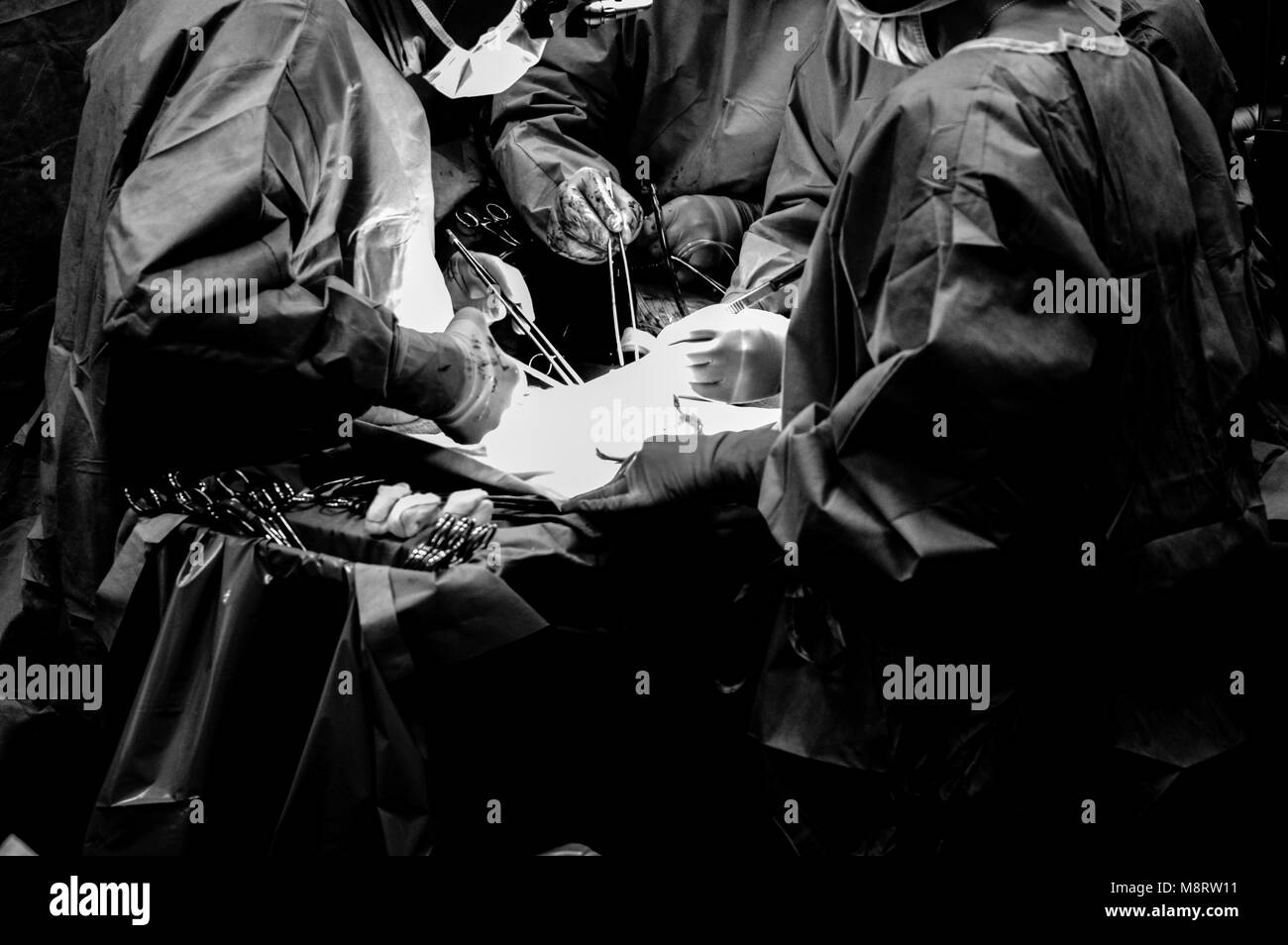 Surgeons at work Stock Photo - Alamy