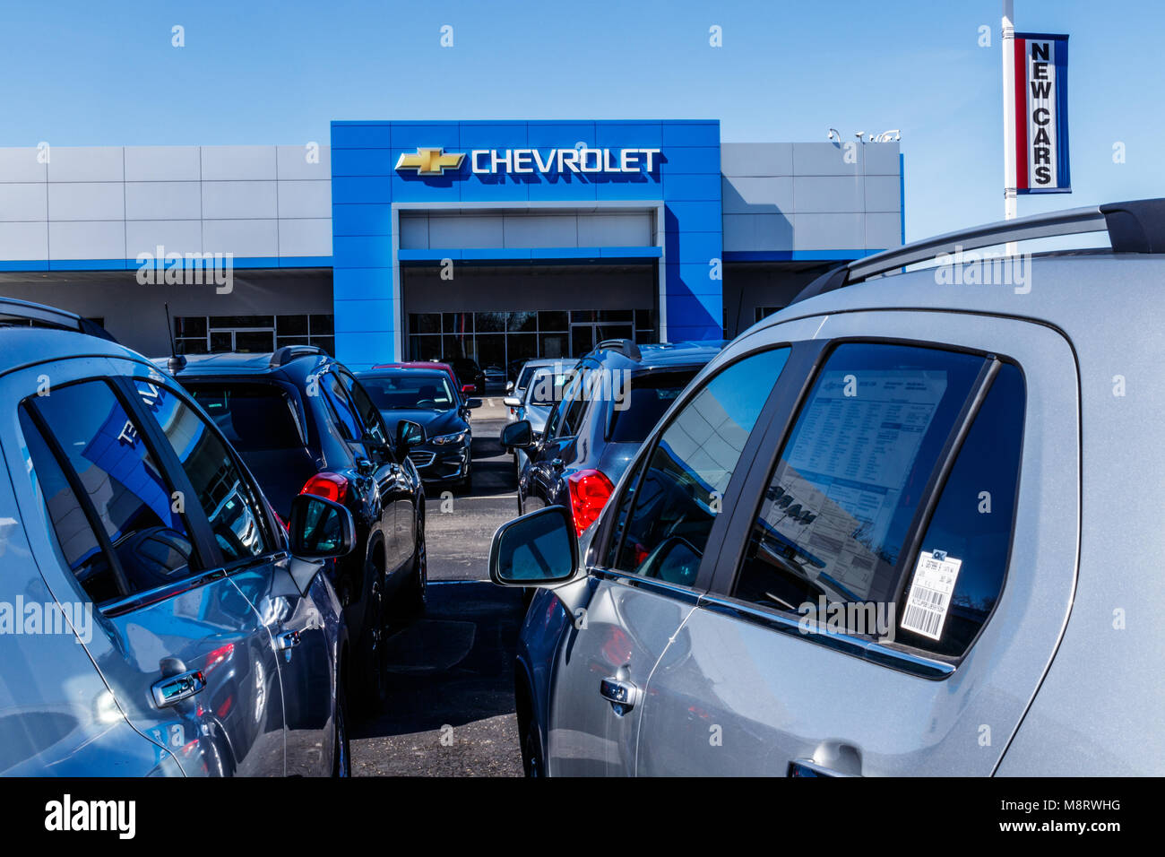 Noblesville Circa March 2018 Chevrolet Automobile Dealership. Chevy
