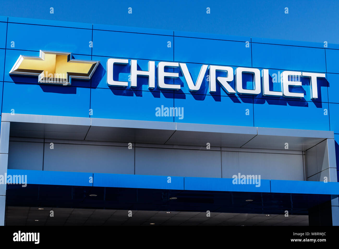 Noblesville Circa March 2018 Chevrolet Automobile Dealership. Chevy