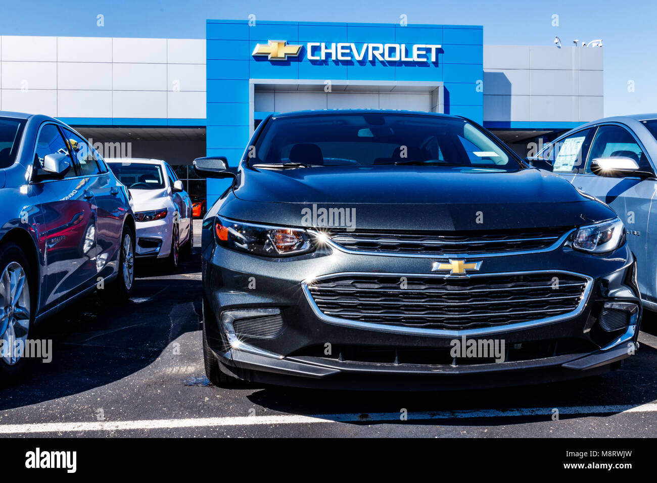 Noblesville Circa March 2018 Chevrolet Automobile Dealership. Chevy