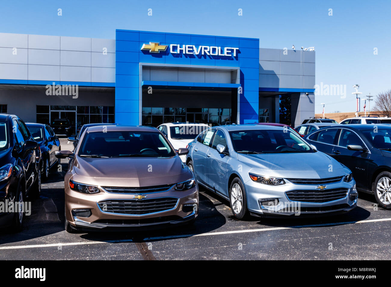 Noblesville Circa March 2018 Chevrolet Automobile Dealership. Chevy