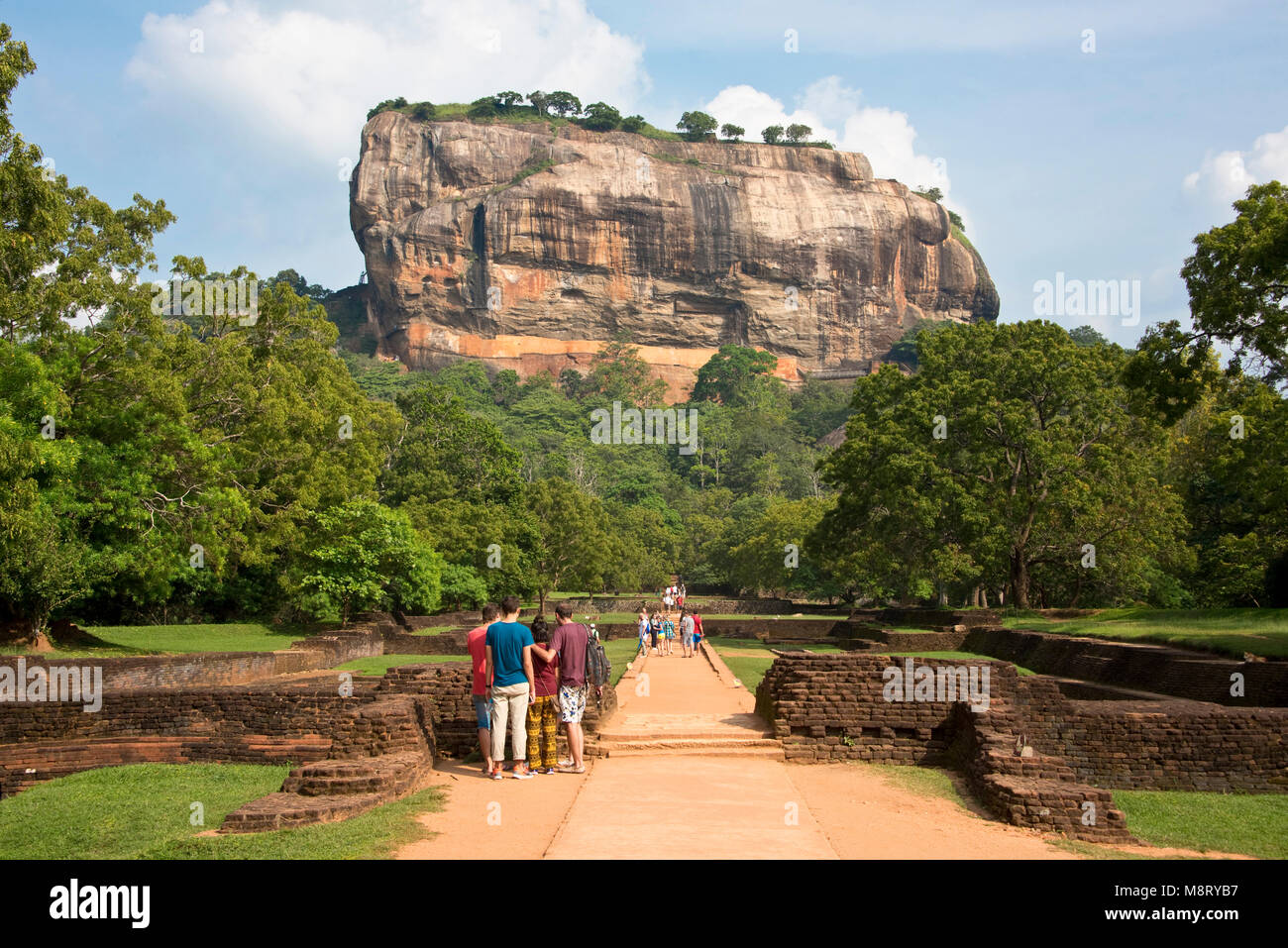 Sigiriya Or Sinhagiri Lion Rock Is An Ancient Rock Fortress Located Stock Photo Alamy