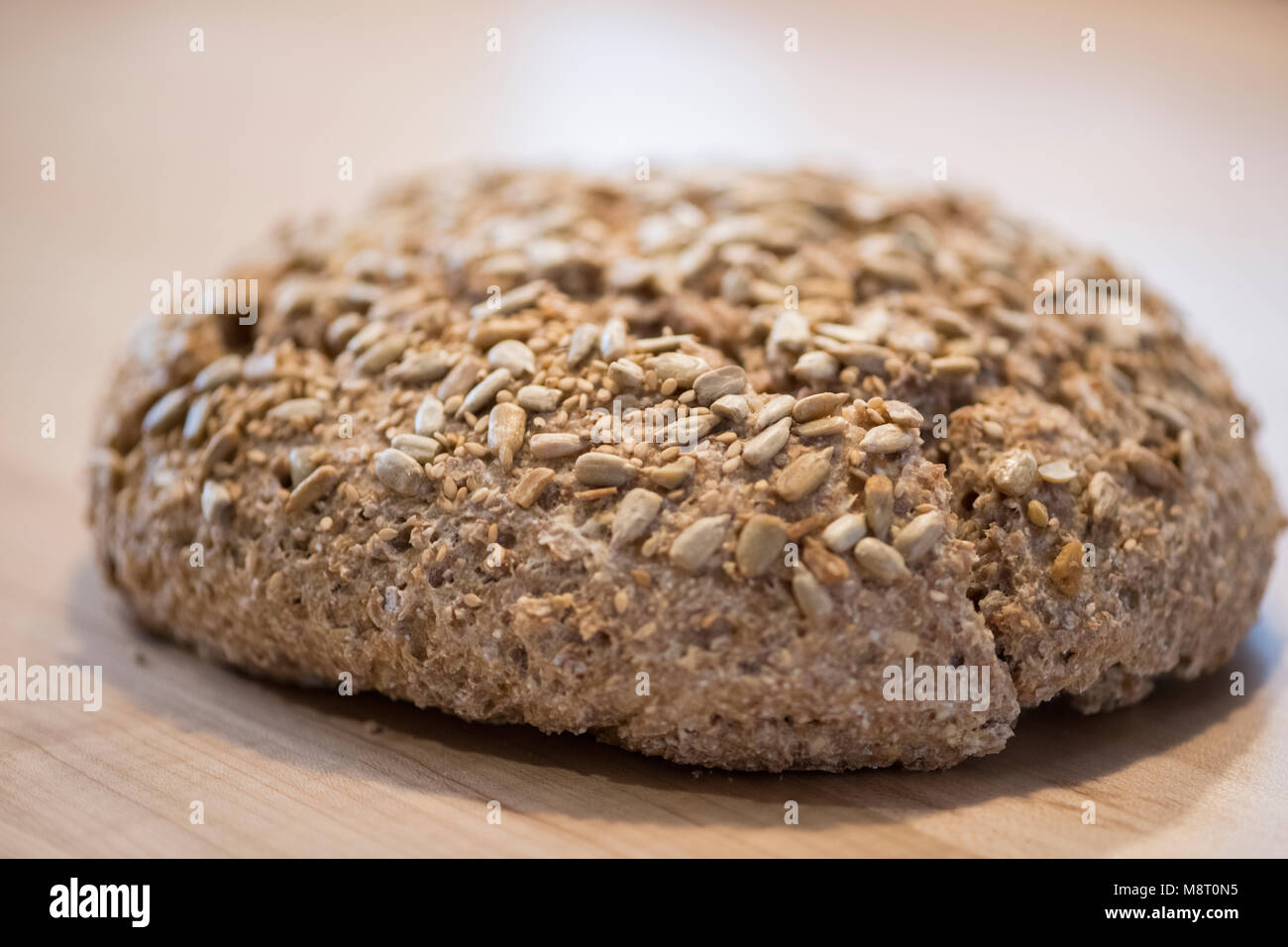 Irish Brown Bread with Seeds Stock Photo Alamy