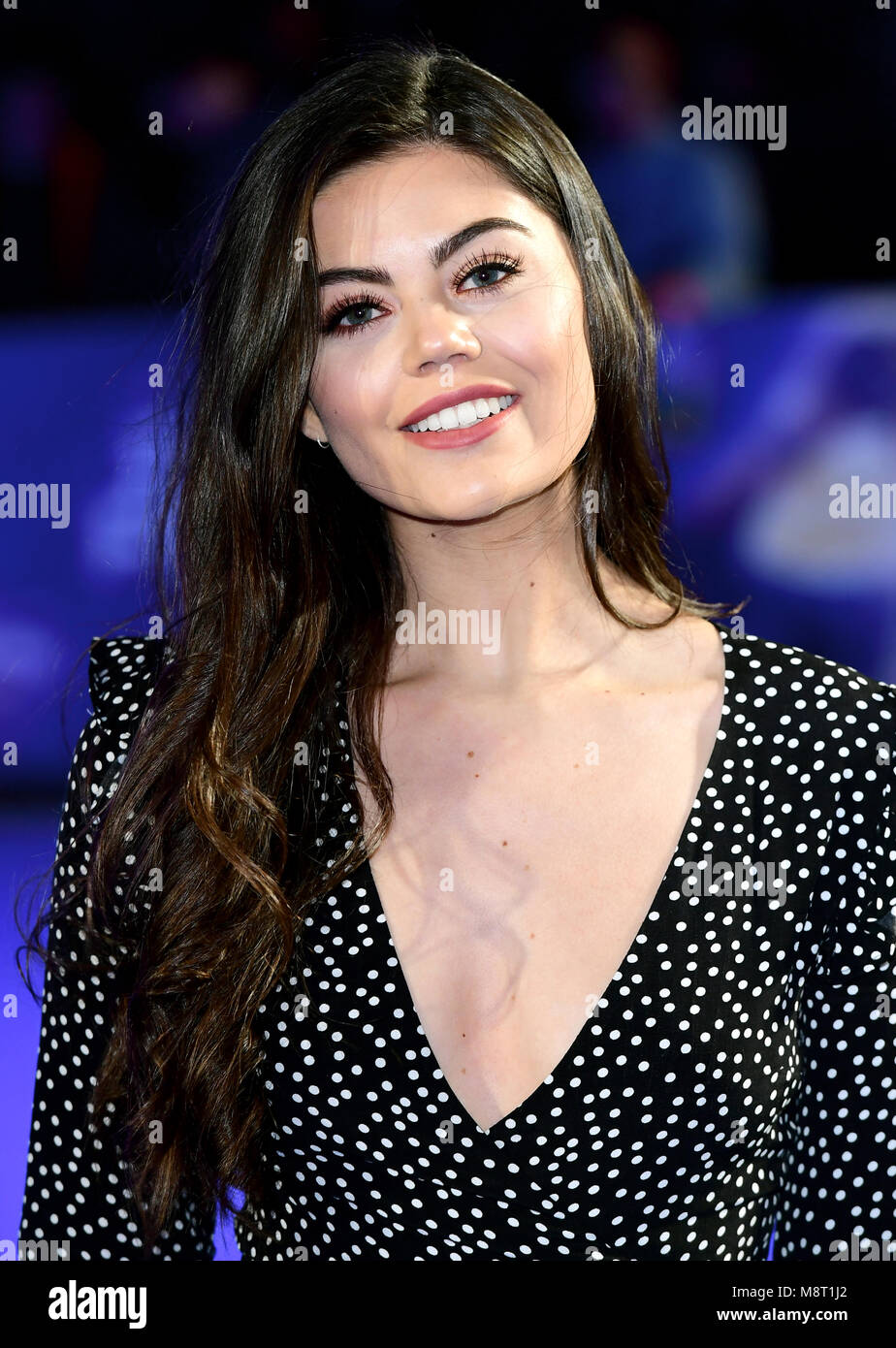 Emily Canham attending the European Premiere of Ready Player One held