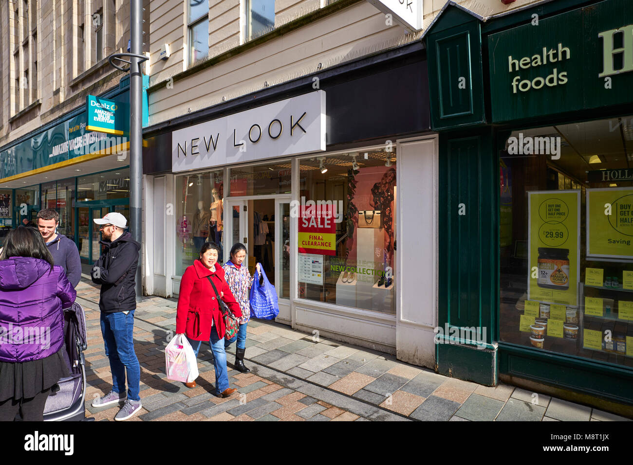 New Look shop in Strand Street, Douglas, Isle of Man Stock Photo Alamy