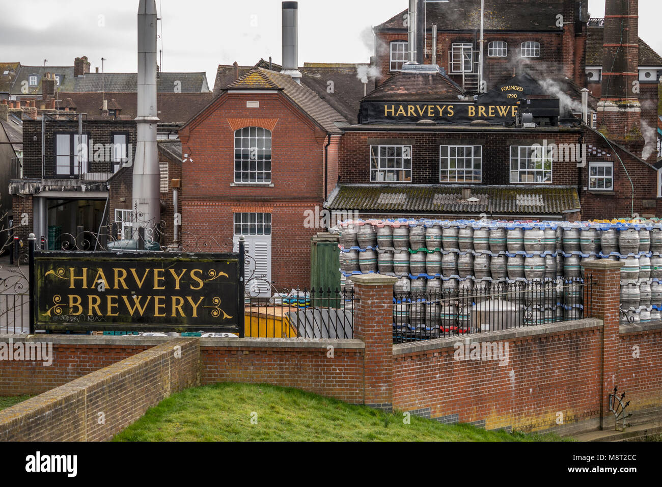 Harvey's brewery - Lewes, East Sussex, England, UK. Stock Photo