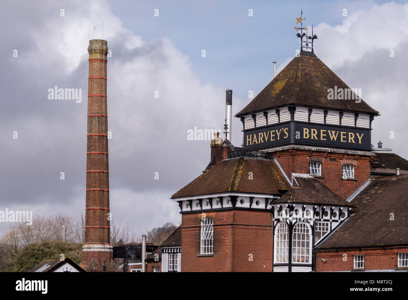 Harvey's brewery - Lewes, East Sussex, England, UK. Stock Photo