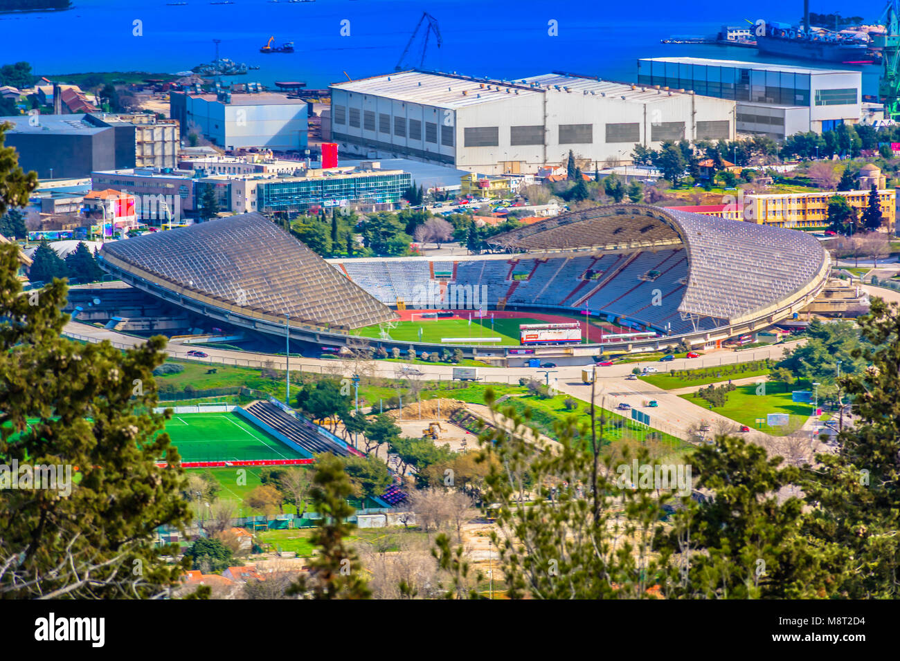 Football match ticket, Hajduk Split vs Rijeka, Stadion Poljud, Split,  Dalmatia, Croatia Stock Photo - Alamy
