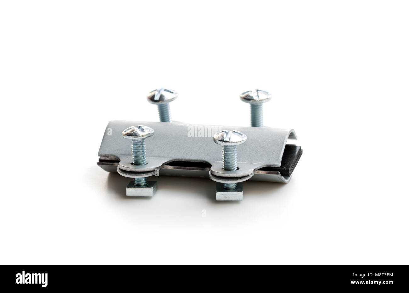 DIY emergency pipe repair clamp leak fix sealer for copper and iron or